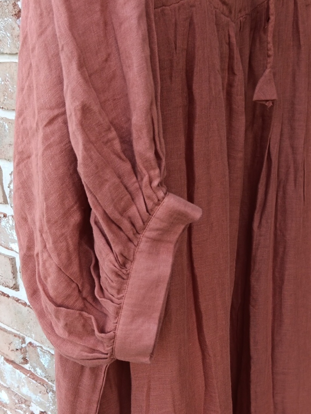 Daughters of India Kyra Dress In Rust - Picture 7 of 10